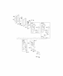 Air Cleaner Group Muffler Diagram and Parts List for 135432-0120-02  Briggs and Stratton Engine